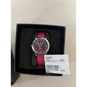 Coach W1546 14502864 LEX Pink Leather Strap Watch